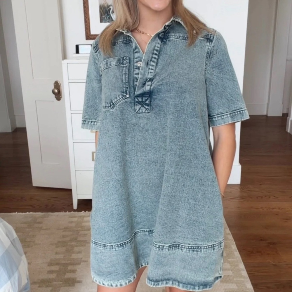 Denim Mini Dress